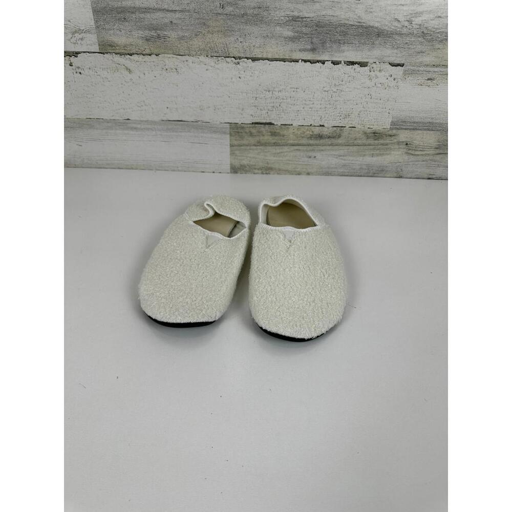 House Slippers for Women Men Cozy Sock Shoes Indoor Lightweight Slipper White,10